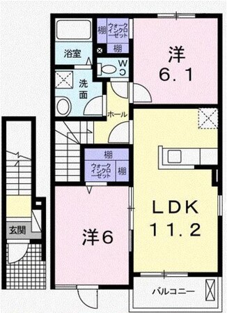 スピカⅠの物件間取画像